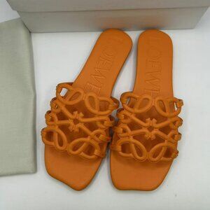 Loewe Classic Orange Slippers
